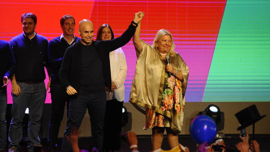 13 08 2017 - bunker cambiemos costa salguero pro _ elecciones paso 2017 FOTO PEDRO LAZARO FERNANDEZ tag rodriguez larreta carrio elisa lilita